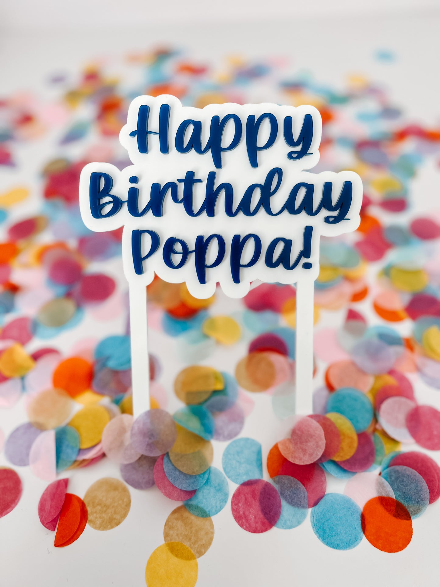 Customized Birthday Cake Topper