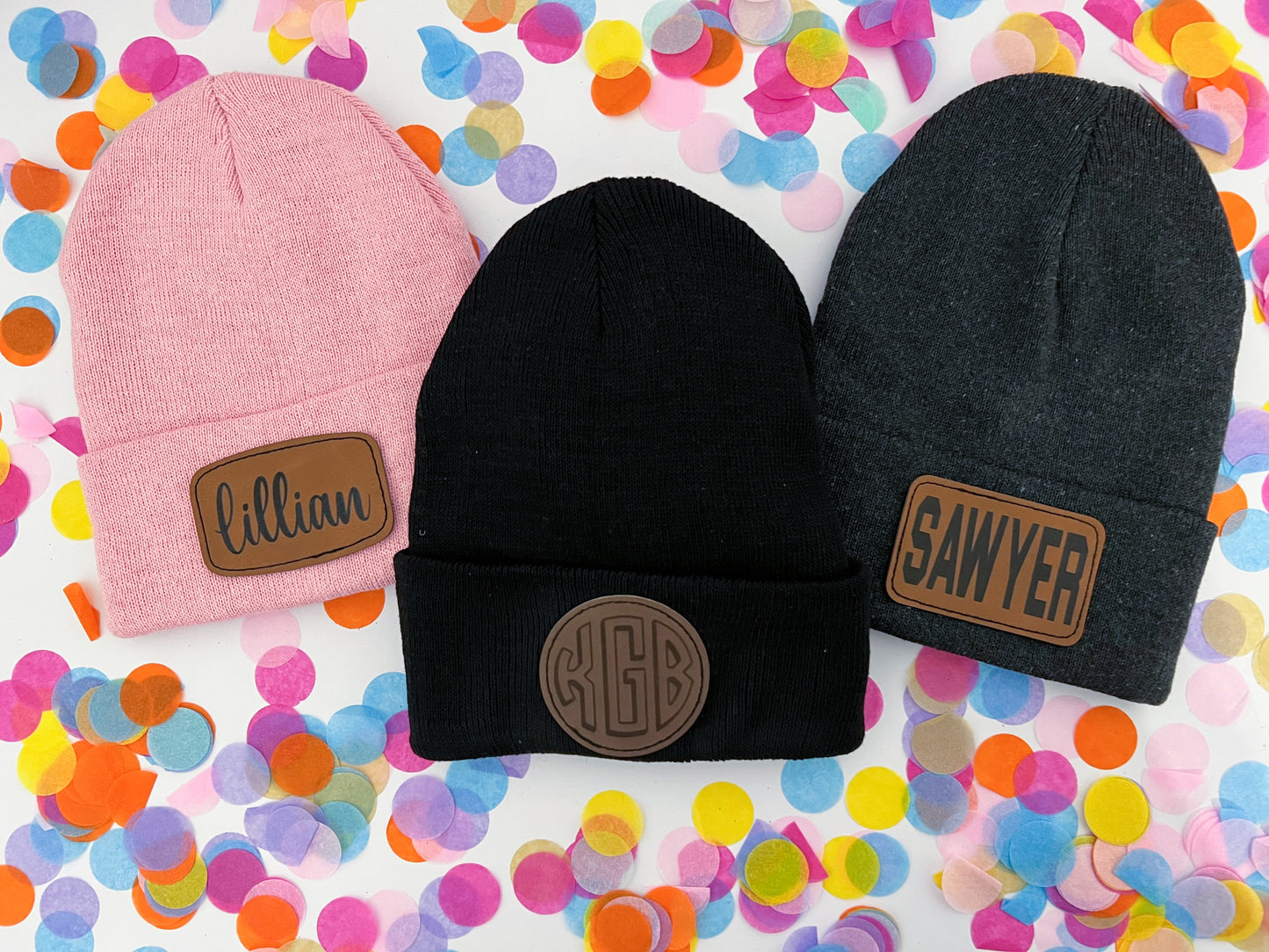 Custom Patched Beanies